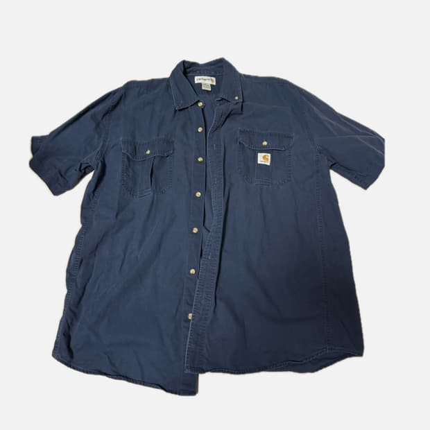 칼하트 네이비 반팔셔츠 XL