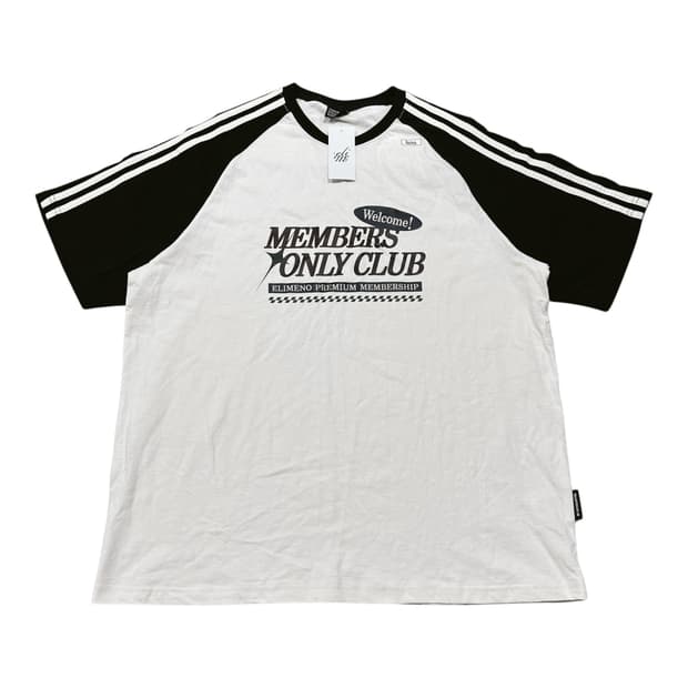 ✨ (새상품) 엘리메노 래글런 라인 반팔티