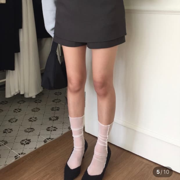 히어비포 banding pants skirt