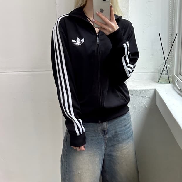 아디다스 파이어버드 블랙 져지