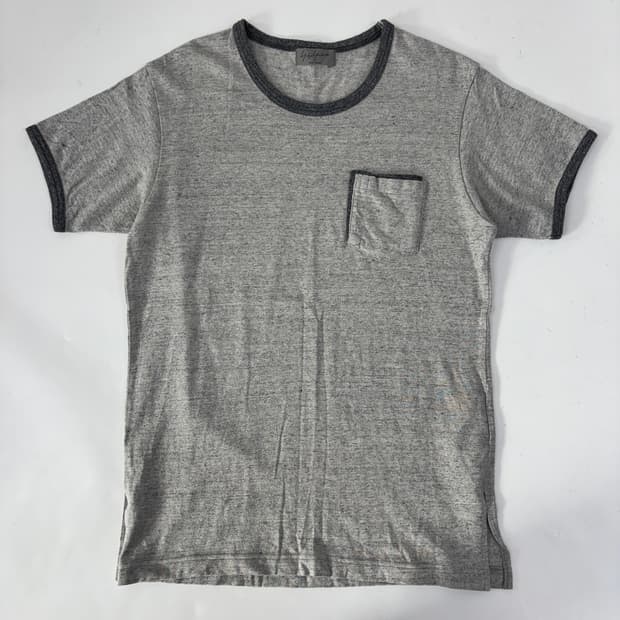 요지야마모토 뿌르옴므 원포켓 반팔티