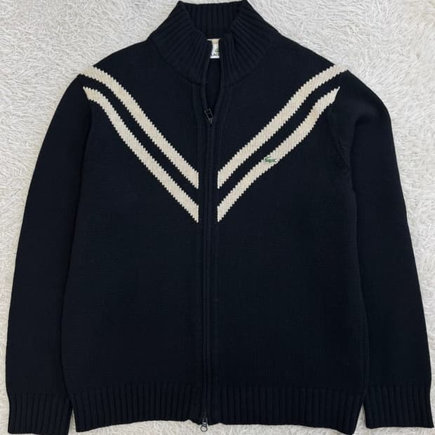 라코스테 니트 집업 가디건/#431