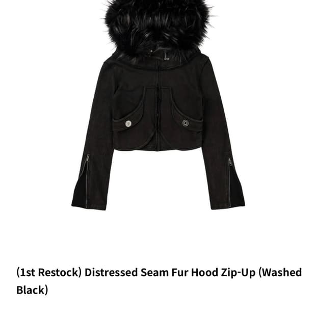 Bonienkiye 퍼 후드 자켓