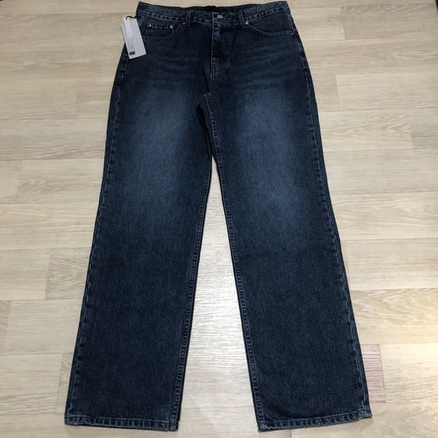 (2) 새상품 르마드 LEMARD 와이드 스트레이트 데님 팬츠 인디고