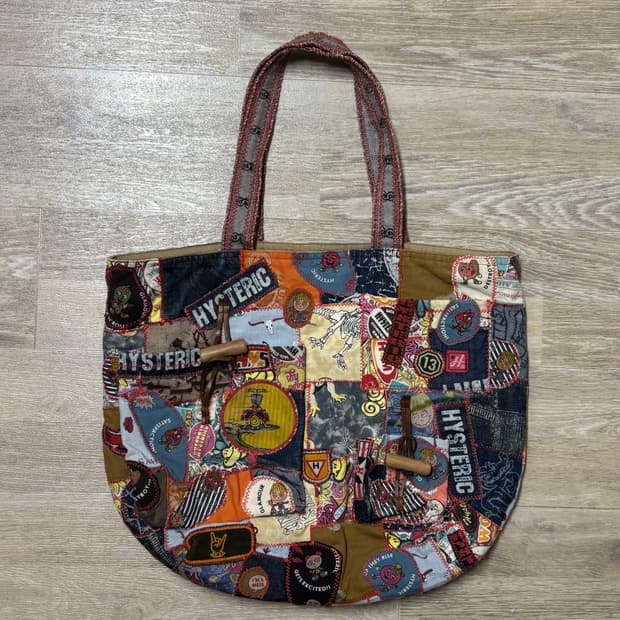 Hysteric Glamour patchwork shoulder bag