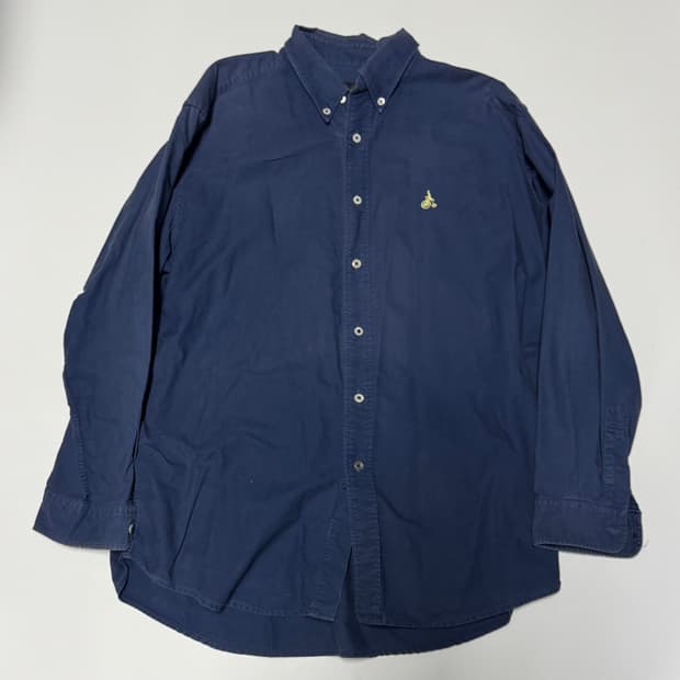 빈폴 beanpole 로고 옥스포드 코튼 셔츠 L