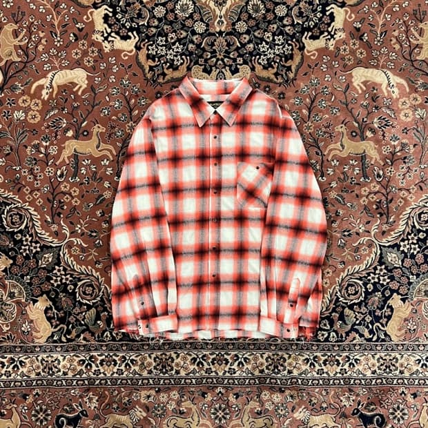 [새상품] 블랙아웃 다임백 컷 셔츠 M