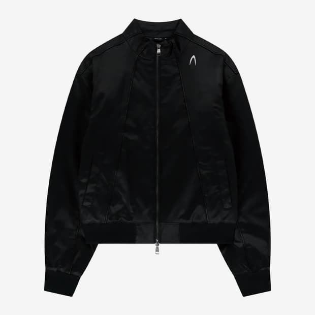 아캄 Piping Leather Blouson 레더 지켓 블랙 1