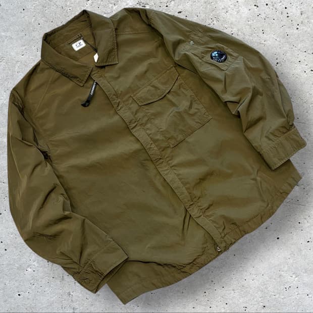 [XL] 24ss C.P 씨피컴퍼니 나일론 포켓 자켓 아이비그린 C157