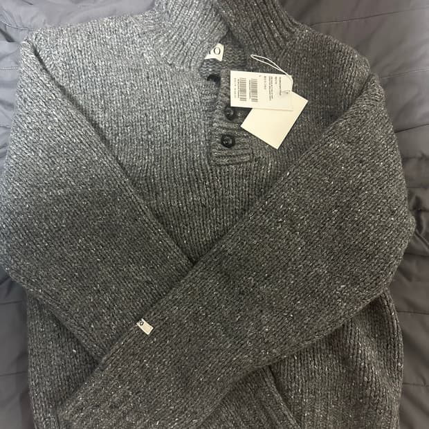 렉토 버튼업 니트 L