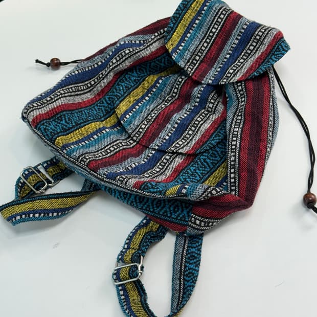 에스닉 복조리 백팩
