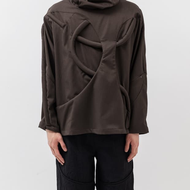 AENRMOUS Hyperconvex M01 hood brown