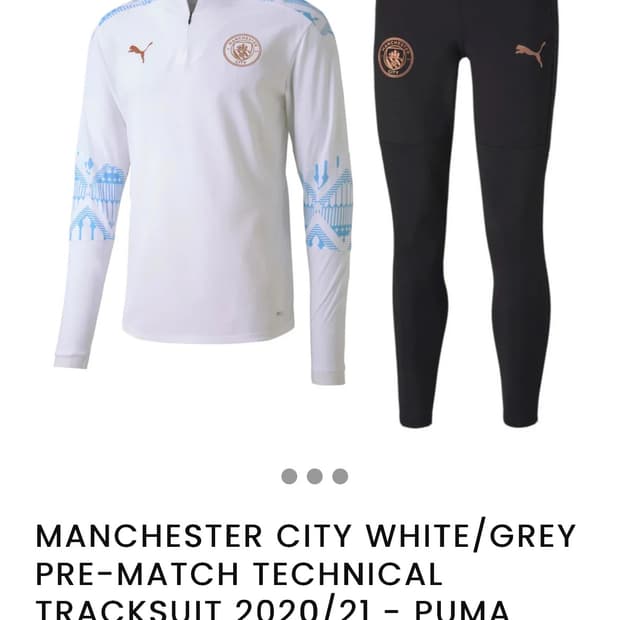 퓨마 정품 20-21시즌 맨체스터 시티 트레이닝 탑 L 새상품