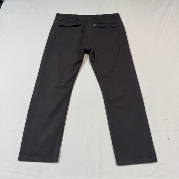 36inch) 리바이스 다크브라운 헤비코튼 치노 팬츠 면바지