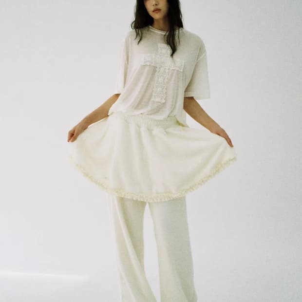 클럿스튜디오 플러피 스커트 팬츠 