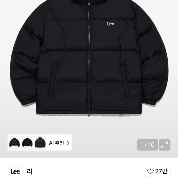 Lee 패딩