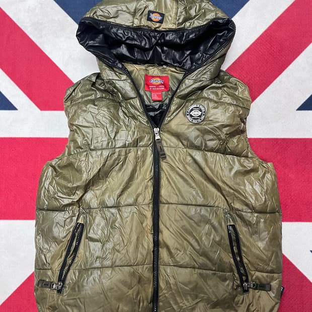 디키즈 올드스쿨 조끼패딩 M