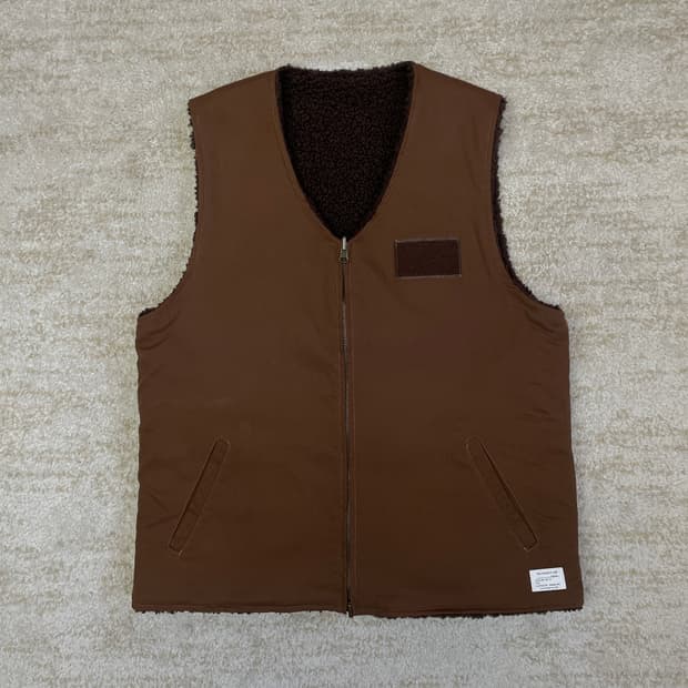 [L] THE HIGHEST END 보아 플리스 라이닝 리버시블 워크 베