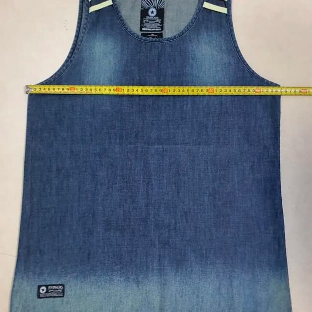 밥앤알렉스 데님 슬리브리스 나시 (가로55 세로80)