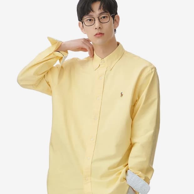 폴로 랄프로렌 옥스퍼드 셔츠 노랑 팝니다~!