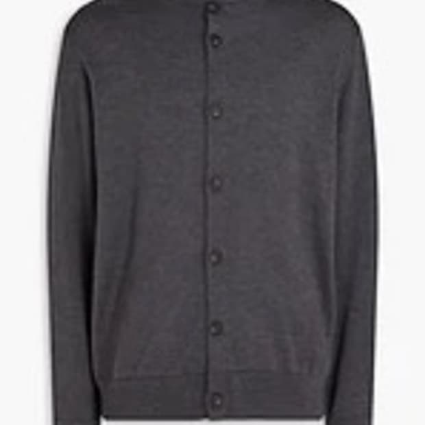 A.P.C 아페쎄 라운드넥 그레이 가디건