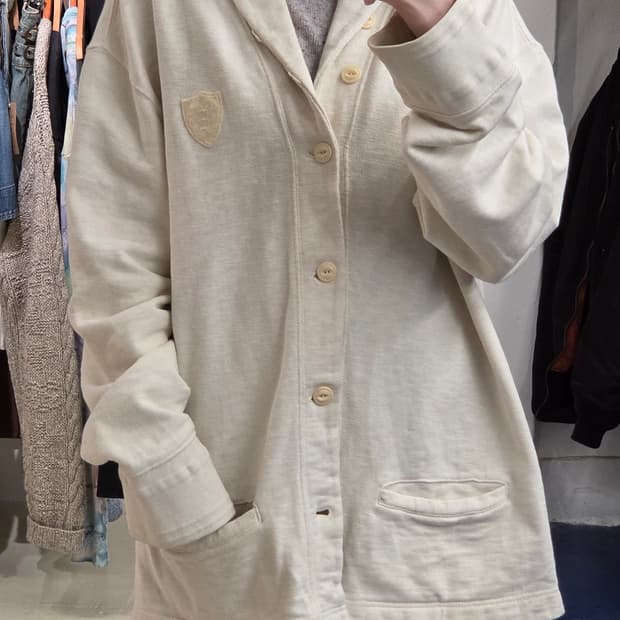 PRL 폴로 랄프로렌 쉴드로고 숄카라 가디건