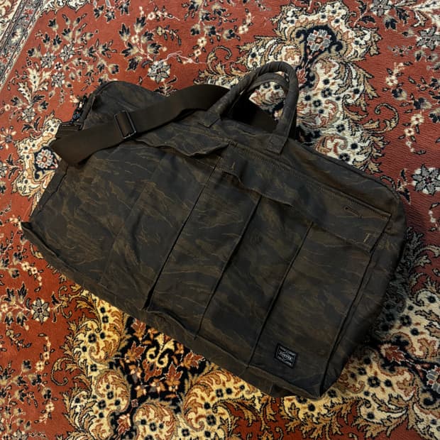 PORTER 포터 70주년 보스턴백 타이거카모