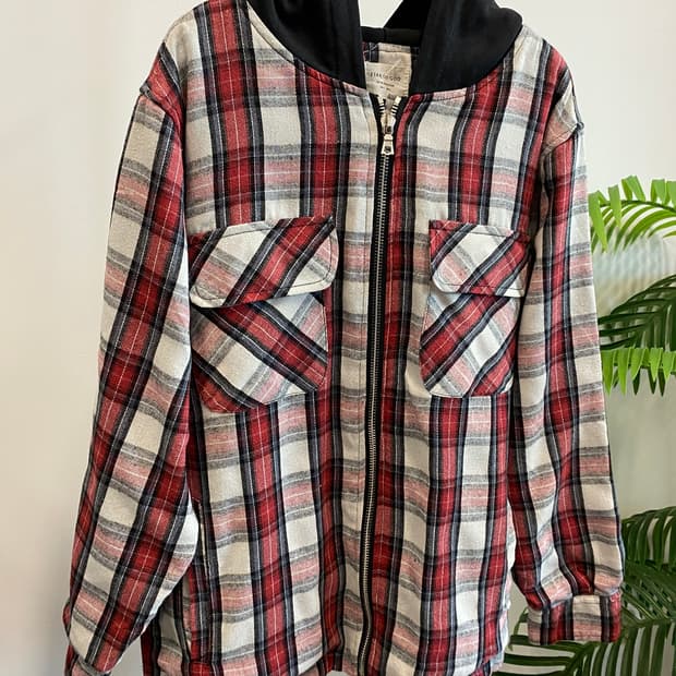 [M]피어오브갓 3rd 컬렉션 체크 자켓