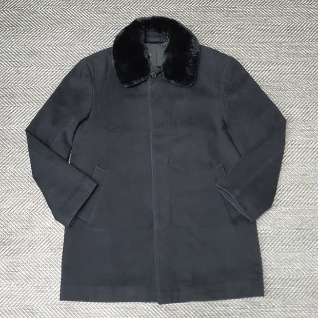 바쏘 울 캐시미어 하프코트 남자105