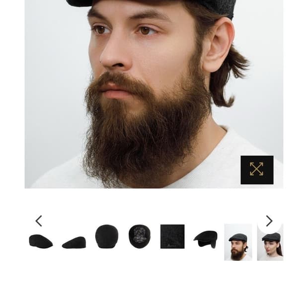 [새상품] Herman 울 헌팅캡