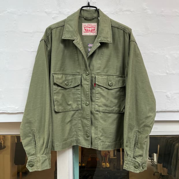 Levis 여성 카키 워크자켓 S