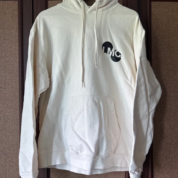 LMC 크림색 후드티 L사이즈