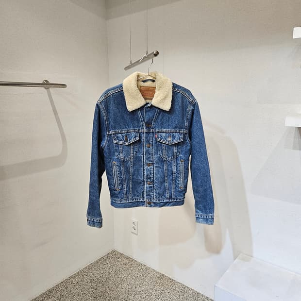 리바이스 데님 쉐르파 트러커 자켓