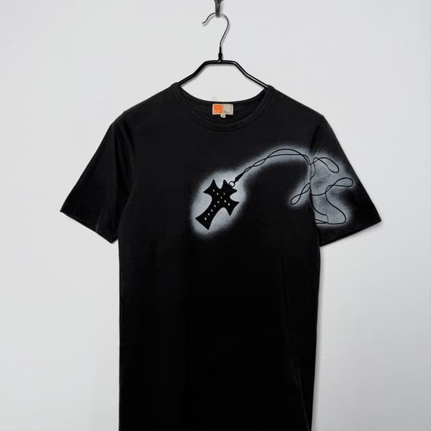 EZ by ZEGNA 네크리스 프린트 티셔츠