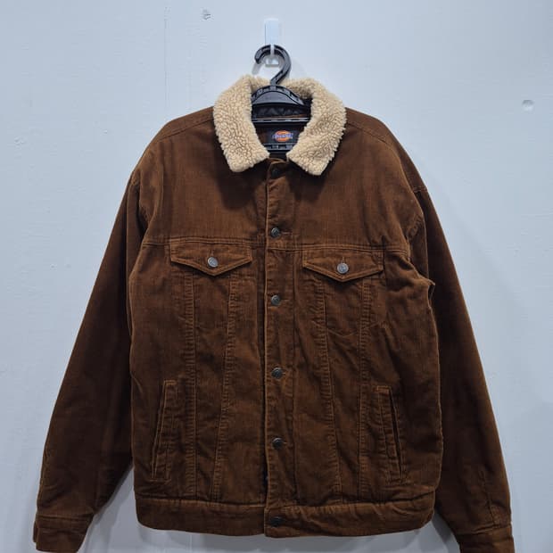 디키즈 코듀로이 쉐르파 자켓 브라운 남성 95~100사이즈