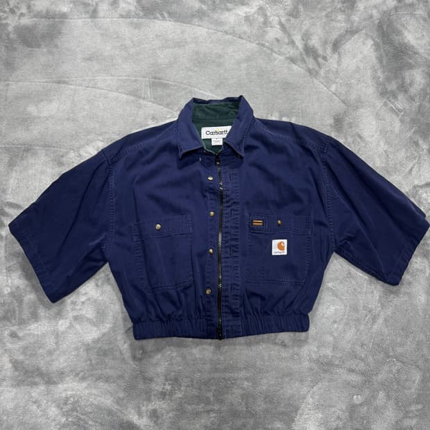 칼하트 투웨이 크롭 커스텀 워크자켓