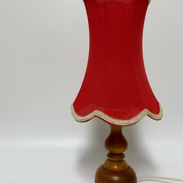 80’s 독일 빈티지 패브릭 조명 테이블 레트로 앤틱 미드센츄리