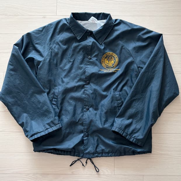 90s 아메리칸 빈티지 아칸소 보험당국 코치 자켓 M (USA) 