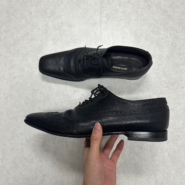 디스퀘어드2 레더 더비 슈즈