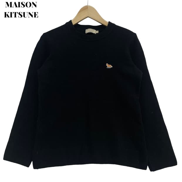 Maison Kitsune fox wool knit