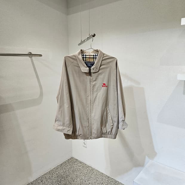 버버리 노바체크 면 자켓