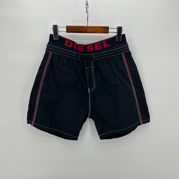[DIESEL] 디젤 비치웨어 밴딩 하프팬츠