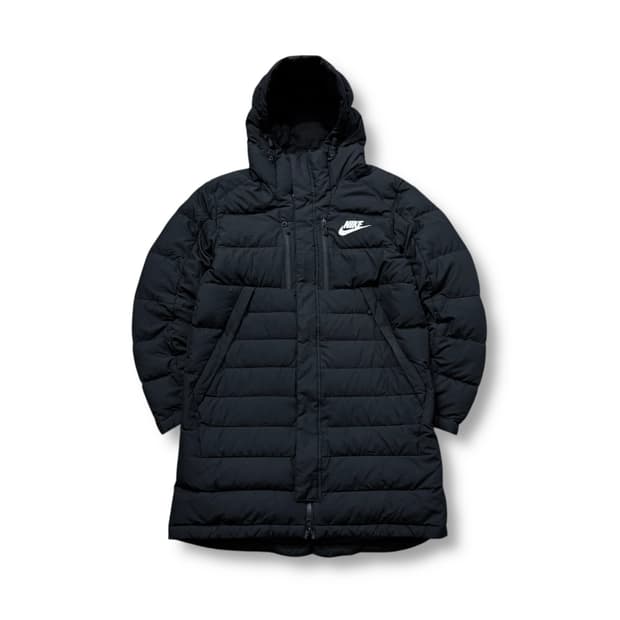 Nike 투웨이 덕다운 후드 롱패딩 