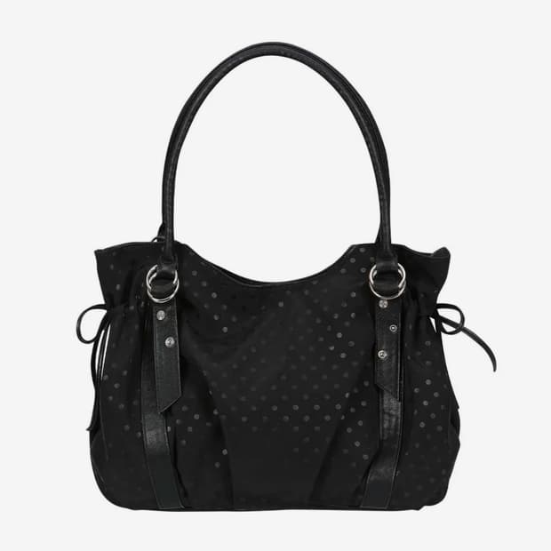 여밈 미세키서울 퍼프백 puff bag (black dot)