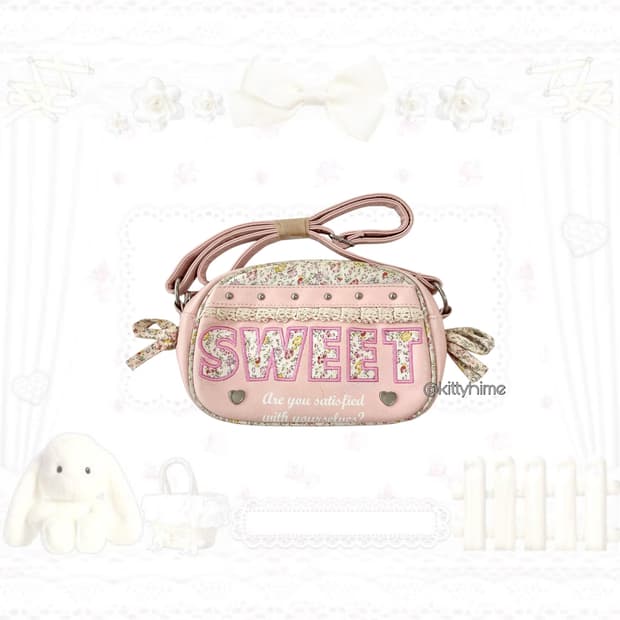 SWEET 스위트 러블리 플로럴 모리걸 가방 러블리갸루 히메갸루