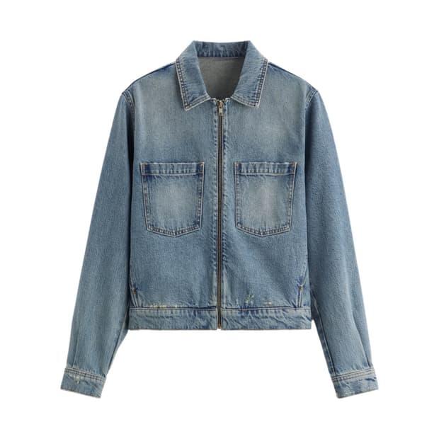 자라x루이기 청자켓 사이즈M