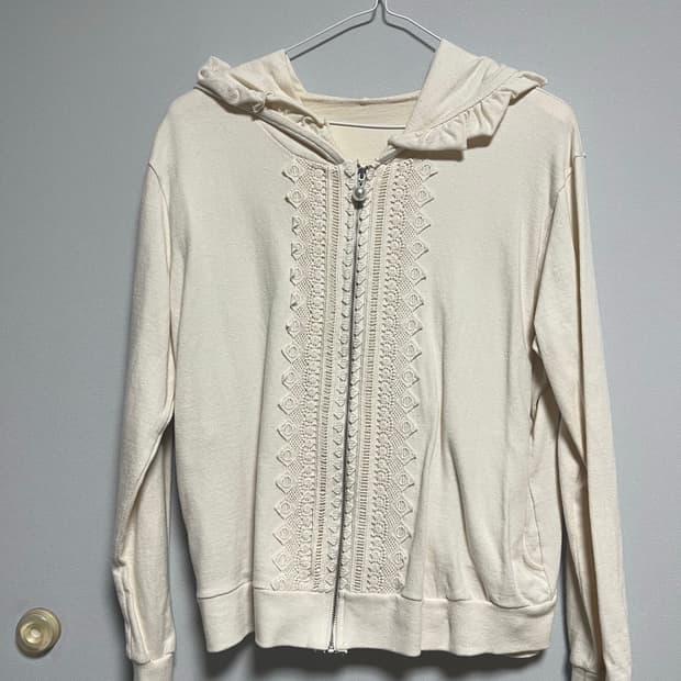 유어러버블 레이스 후드집업