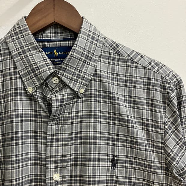 N125 폴로 체크셔츠