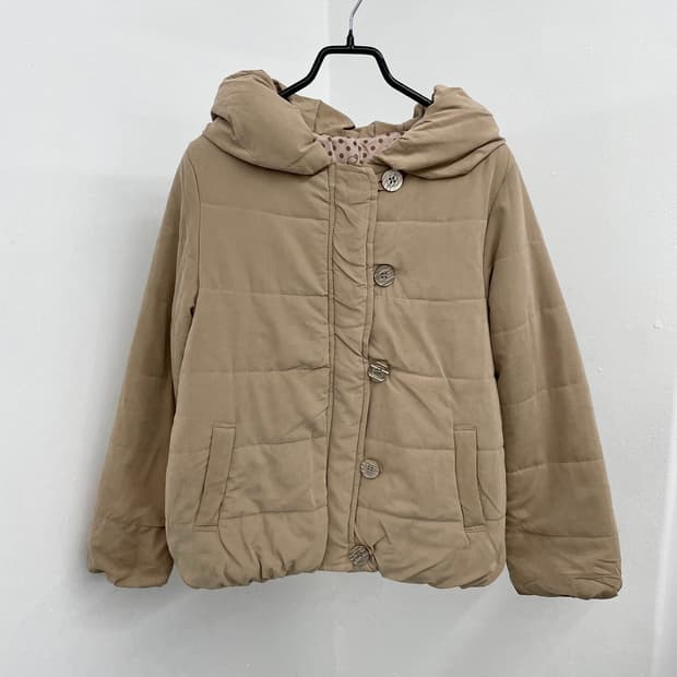 코지 브라운 마시멜로 패딩