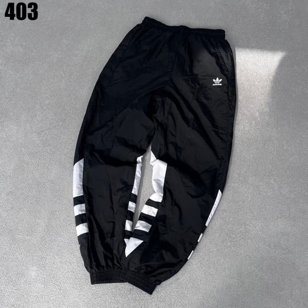 아디다스 삼선 블랙 트레이닝 바지